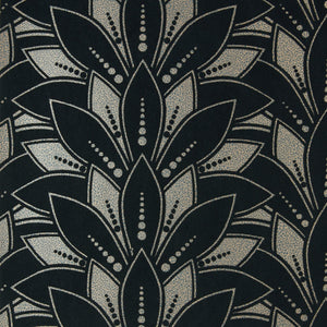 1838 Wallcoverings Astoria Behang 1907-139-03 - Jet Black