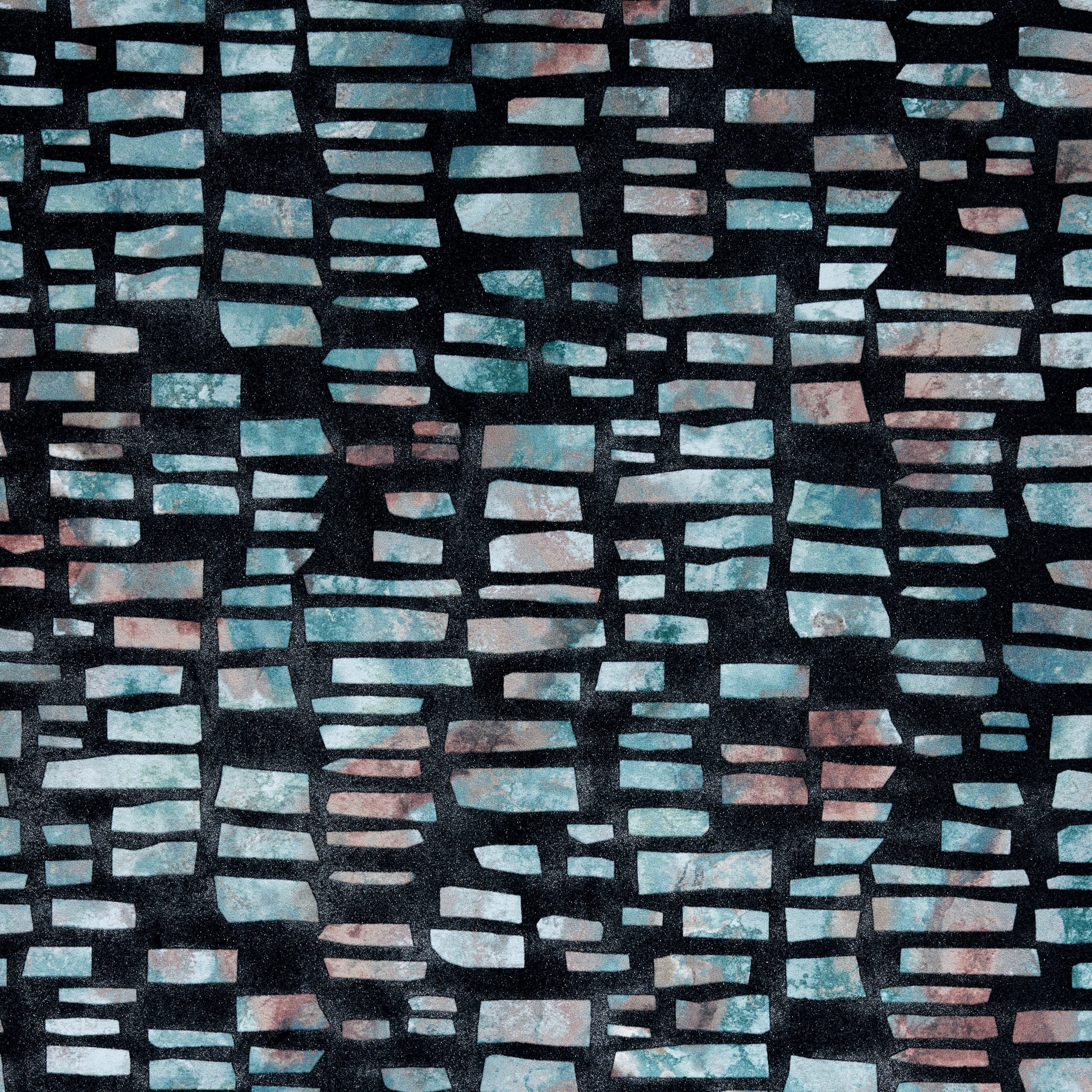 1838 Wallcoverings Fusion Behang 2008-145-02 - Mineral Black