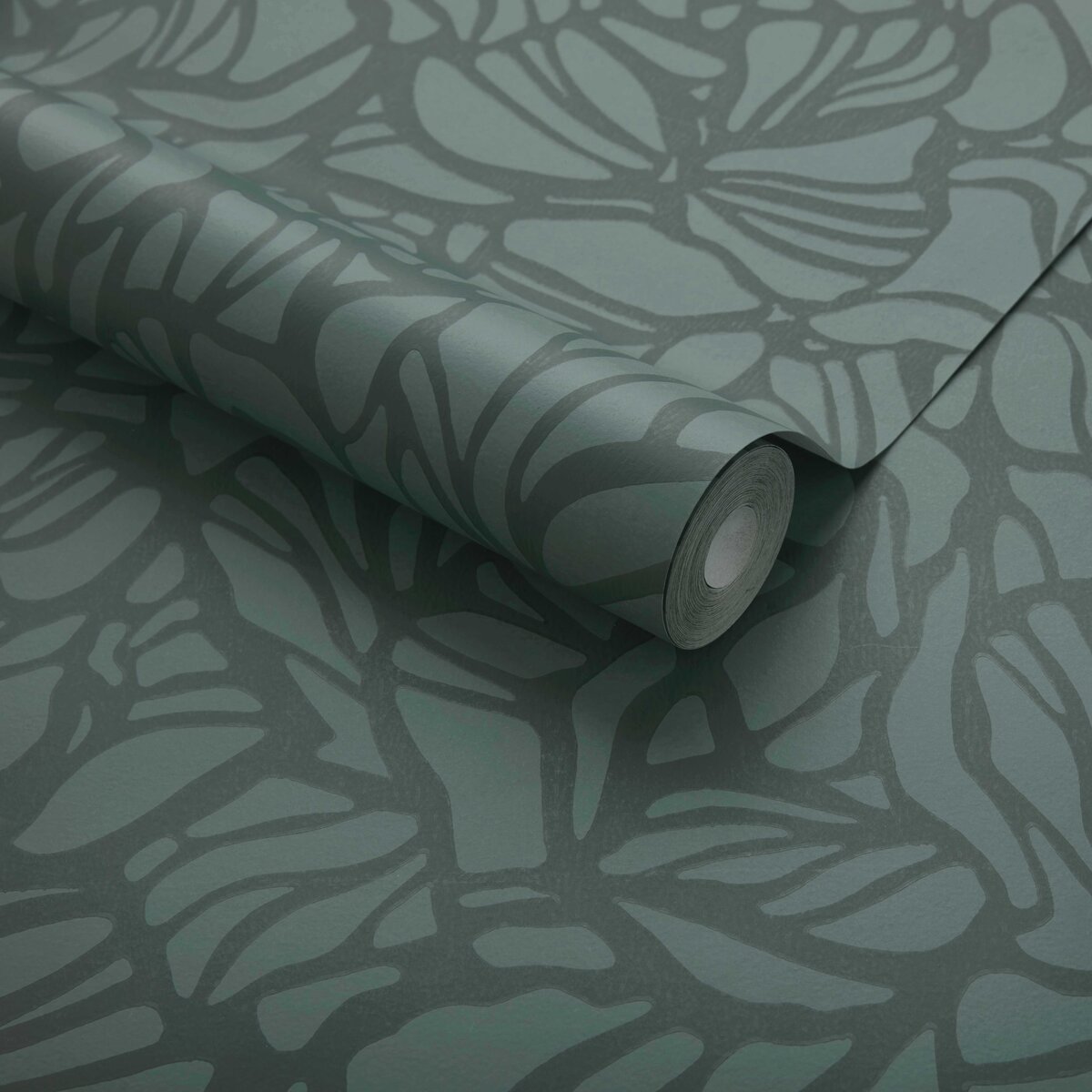 1838 Wallcoverings Purity Behang 2210-163-02 - Forest Green