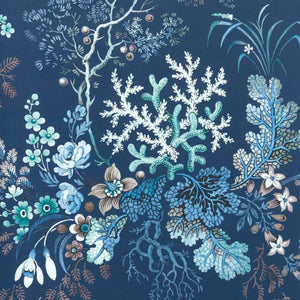 1838 Wallcoverings Kilburn's Coral Behang 2311-166-03 - Ocean Blue