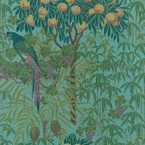 1838 Wallcoverings Macaw Behang 2311-167-04 - Teal