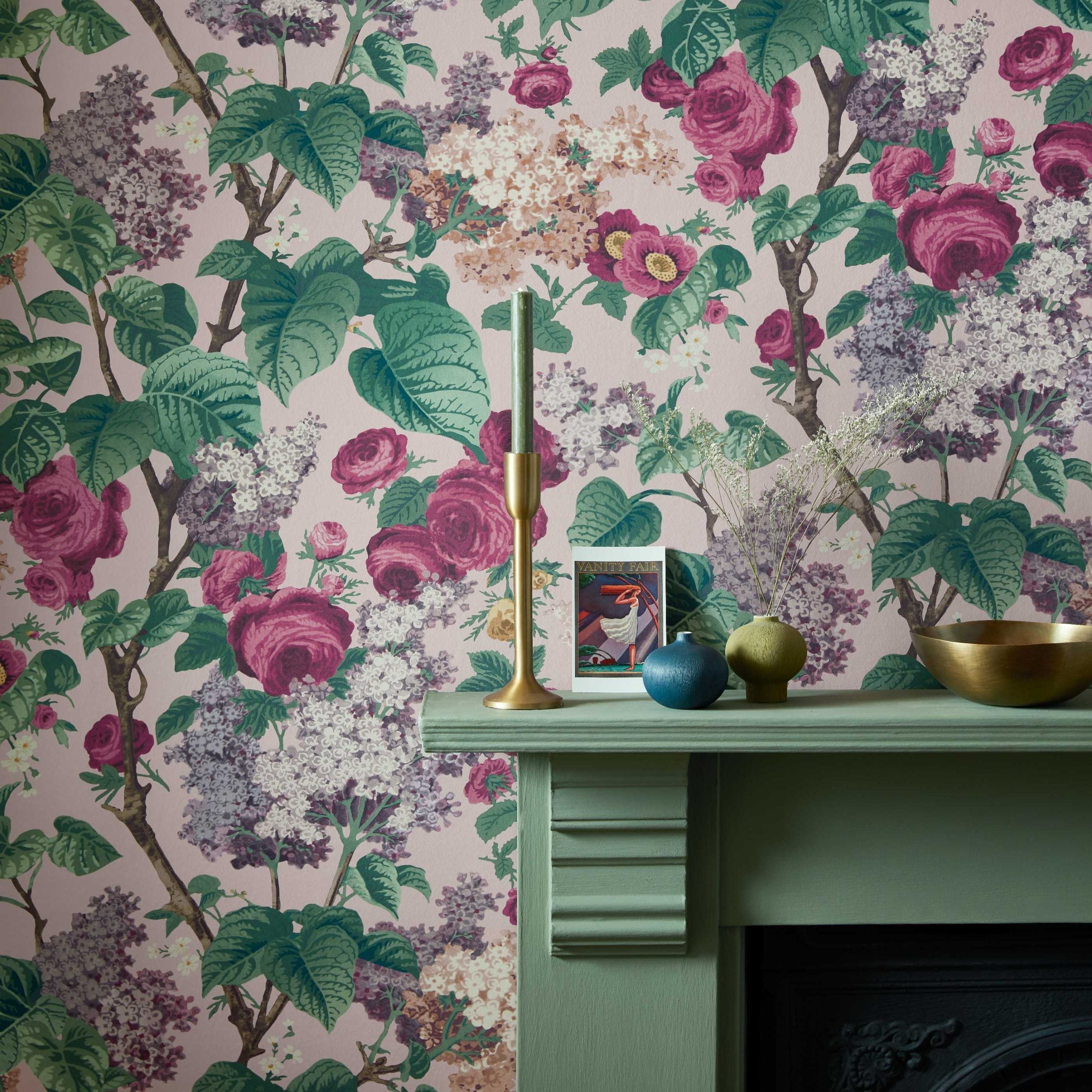1838 Wallcoverings Floribunda Behang 2311-168-02 - Blush Pink