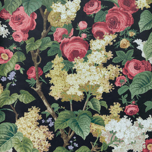 1838 Wallcoverings Floribunda Behang 2311-168-04 - Midnight Black