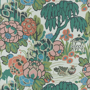 1838 Wallcoverings Mandarin Garden Behang 2311-169-02 - Coral