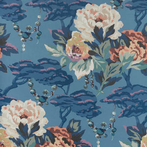 1838 Wallcoverings Paeonia Behang 2311-170-02 - Indigo Purple