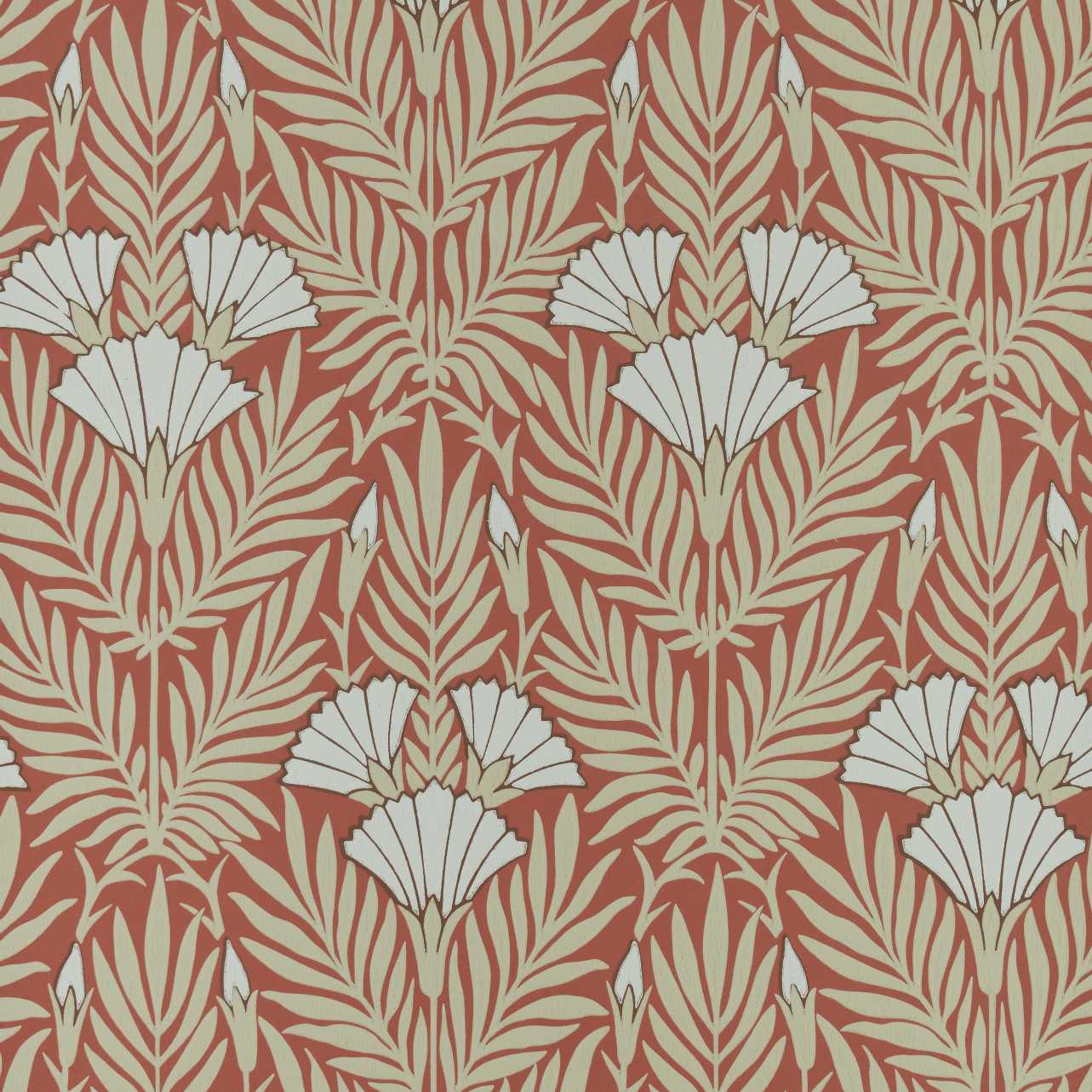 1838 Wallcoverings Floral Fanfare Behang 2311-171-02 - Coral
