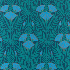 1838 Wallcoverings Floral Fanfare Behang 2311-171-04 - Cornflower Blue