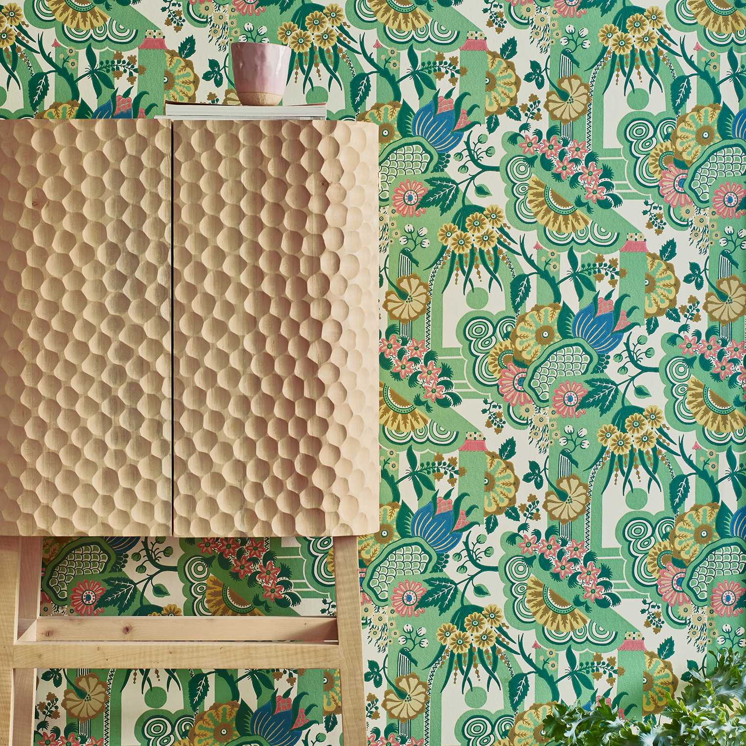 1838 Wallcoverings Pineapple Garden Behang 2412-175-02 - Verde Green