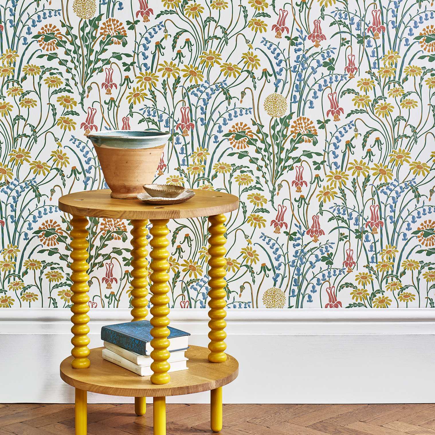 1838 Wallcoverings Flower Meadow Behang 2412-178-04 - Spring White