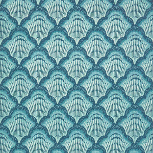 1838 Wallcoverings Calico Shell Behang 2412-179-03 - Aqua