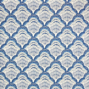 1838 Wallcoverings Calico Shell Behang 2412-179-04 - Colbalt Blue