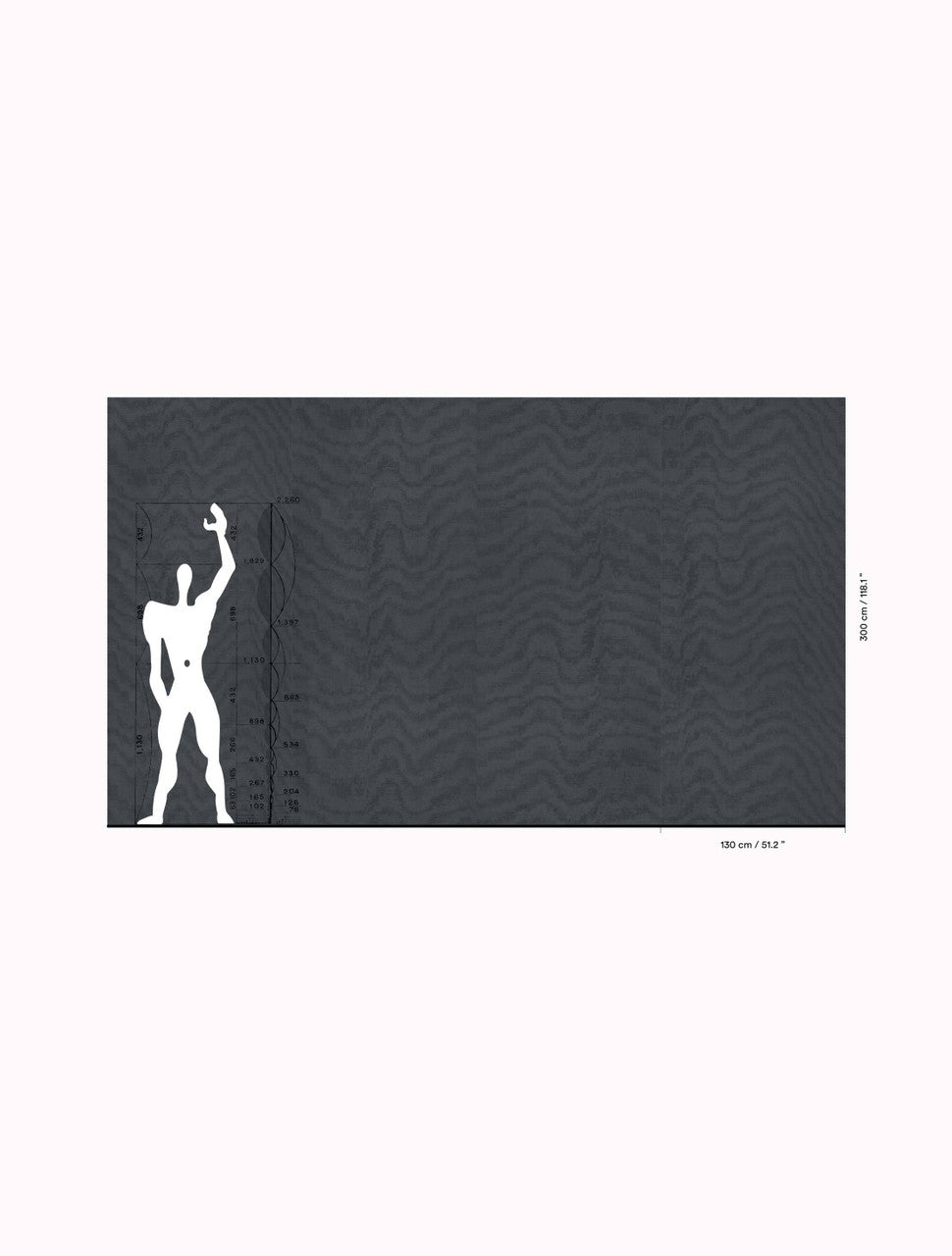 Dedar Moiré Chanvre Behang 02D2400200007 - LAB COLOUR THE WORLD