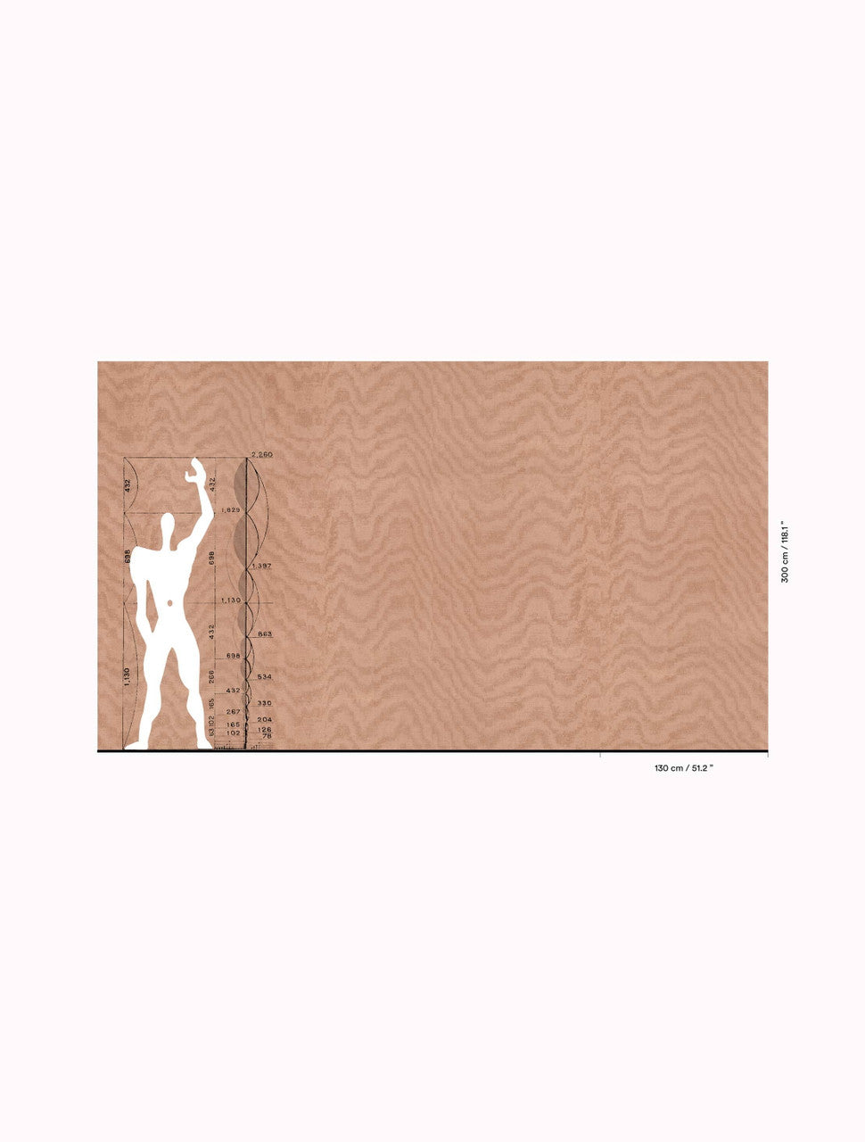 Dedar Moiré Chanvre Behang 02D2400200009 - LAB COLOUR THE WORLD