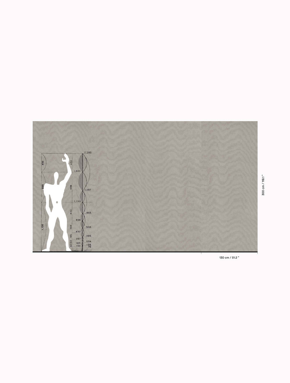 Dedar Moiré Chanvre Behang 02D2400200003 - LAB COLOUR THE WORLD