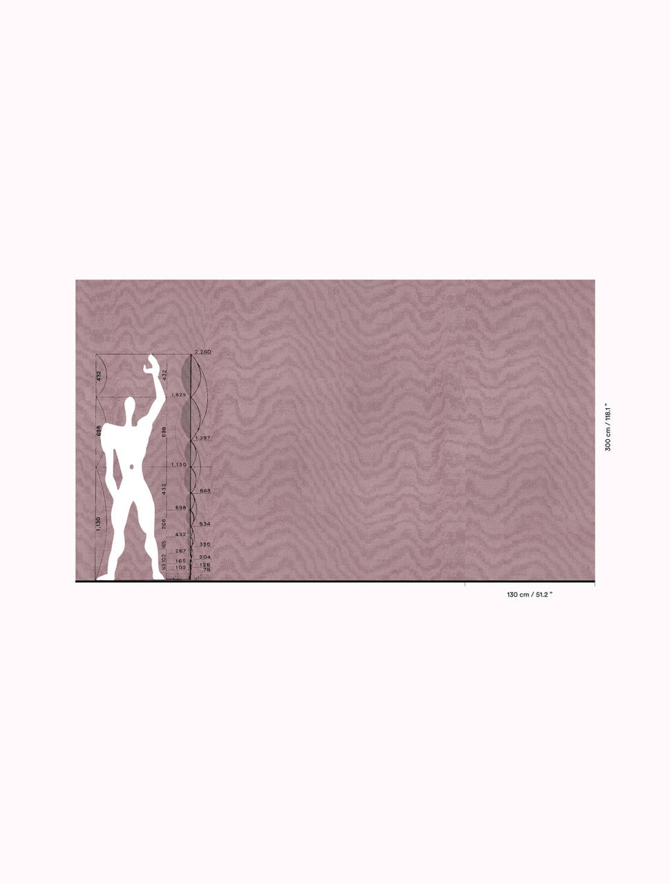 Dedar Moiré Chanvre Behang 02D2400200008 - LAB COLOUR THE WORLD