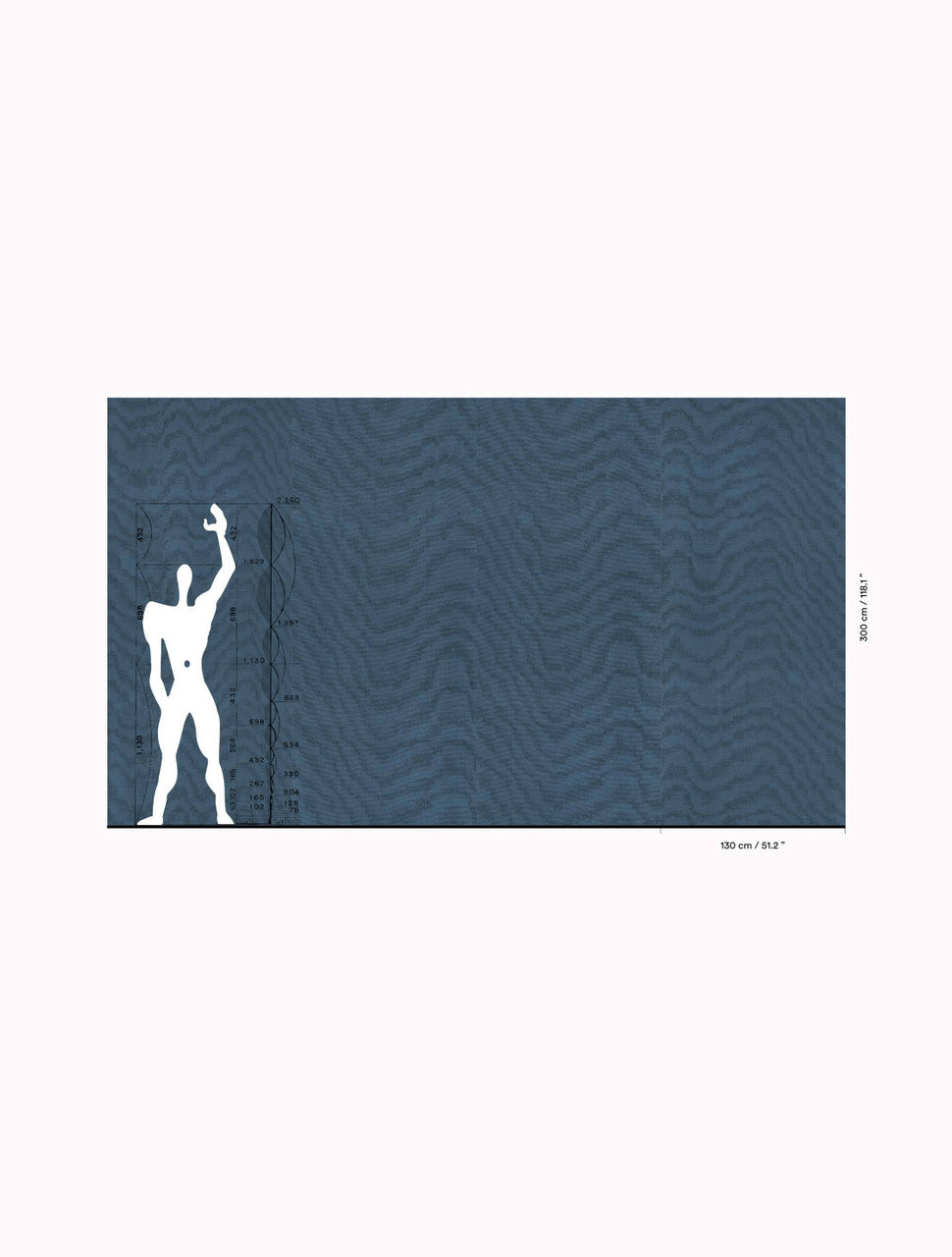 Dedar Moiré Chanvre Behang 02D2400200006 - LAB COLOUR THE WORLD