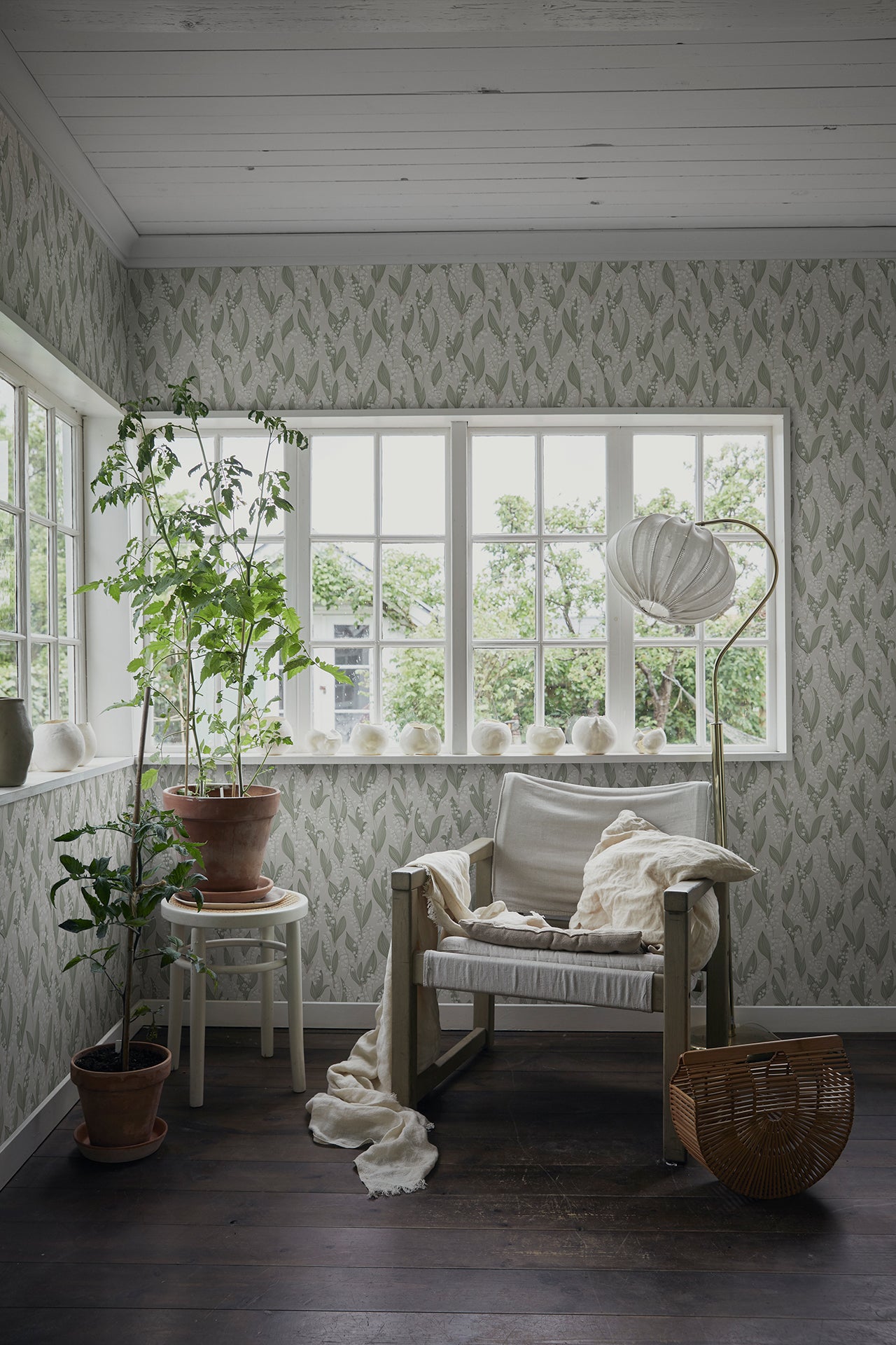 Sandberg Liljekonvalj Behang 479-18 - Spring Green