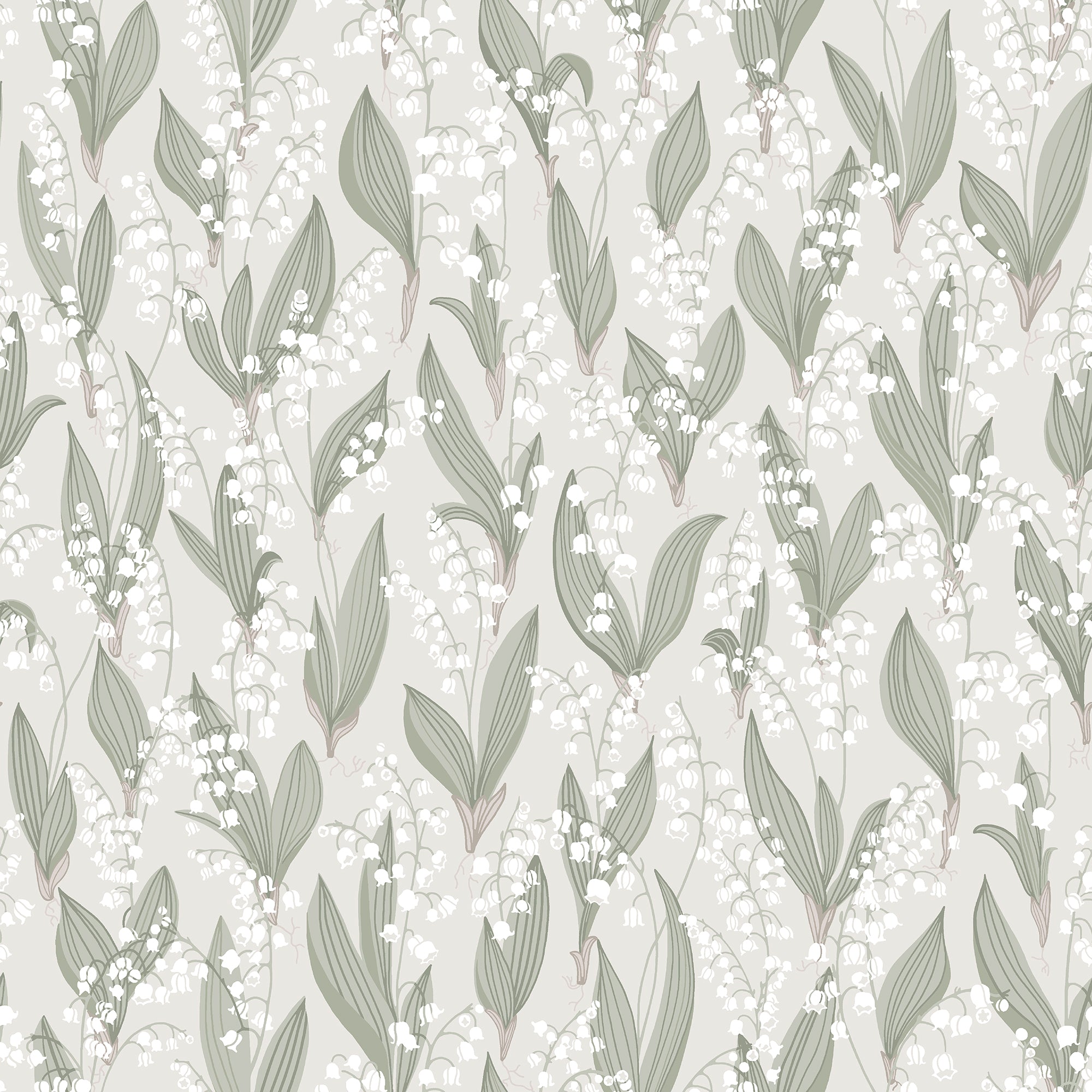 Sandberg Liljekonvalj Behang 479-18 - Spring Green