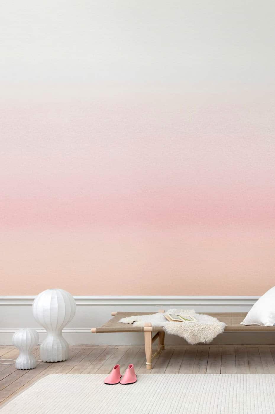 Sandberg Skymning Behang 617-04 - Pink