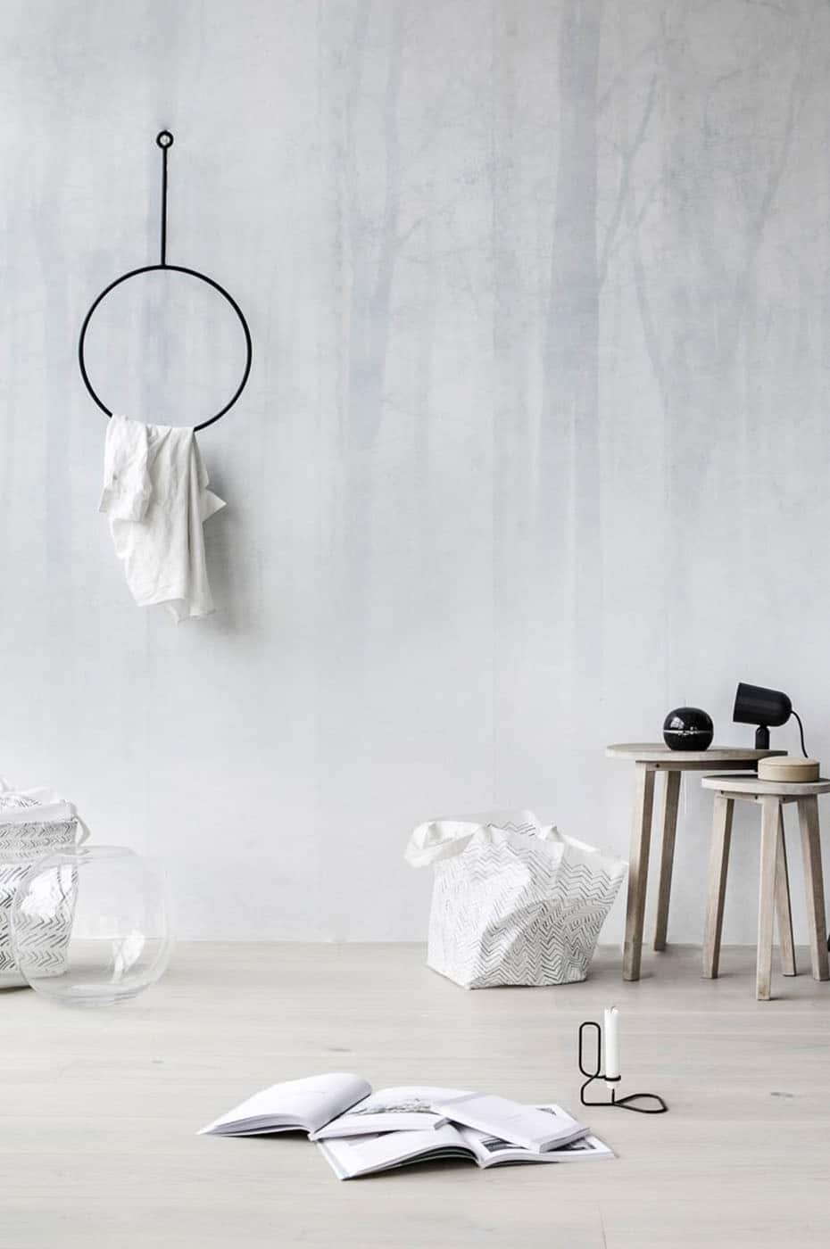 Sandberg Vinterskog Behang 622-18 - Gray