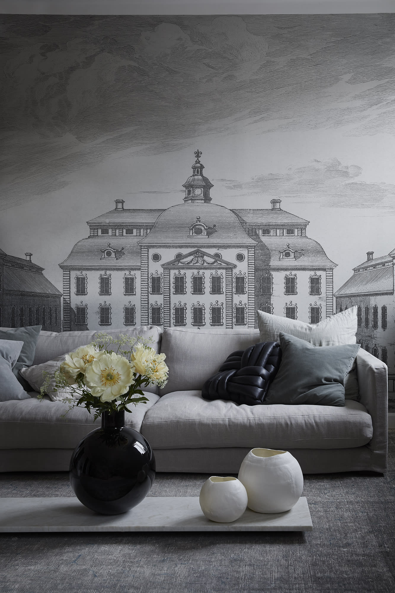 Sandberg Lofstad Slott Behang 657-31 - Graphite