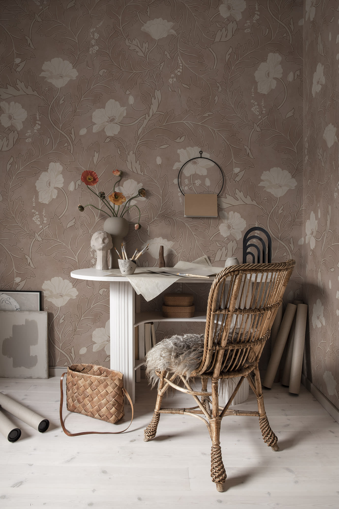 Sandberg Poppy Behang 660-24 - Blush