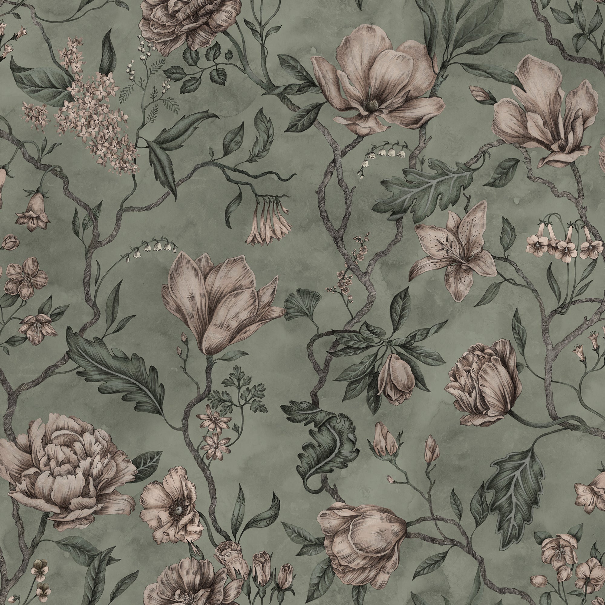 Sandberg Belinda Behang 663-38 - Garden Green