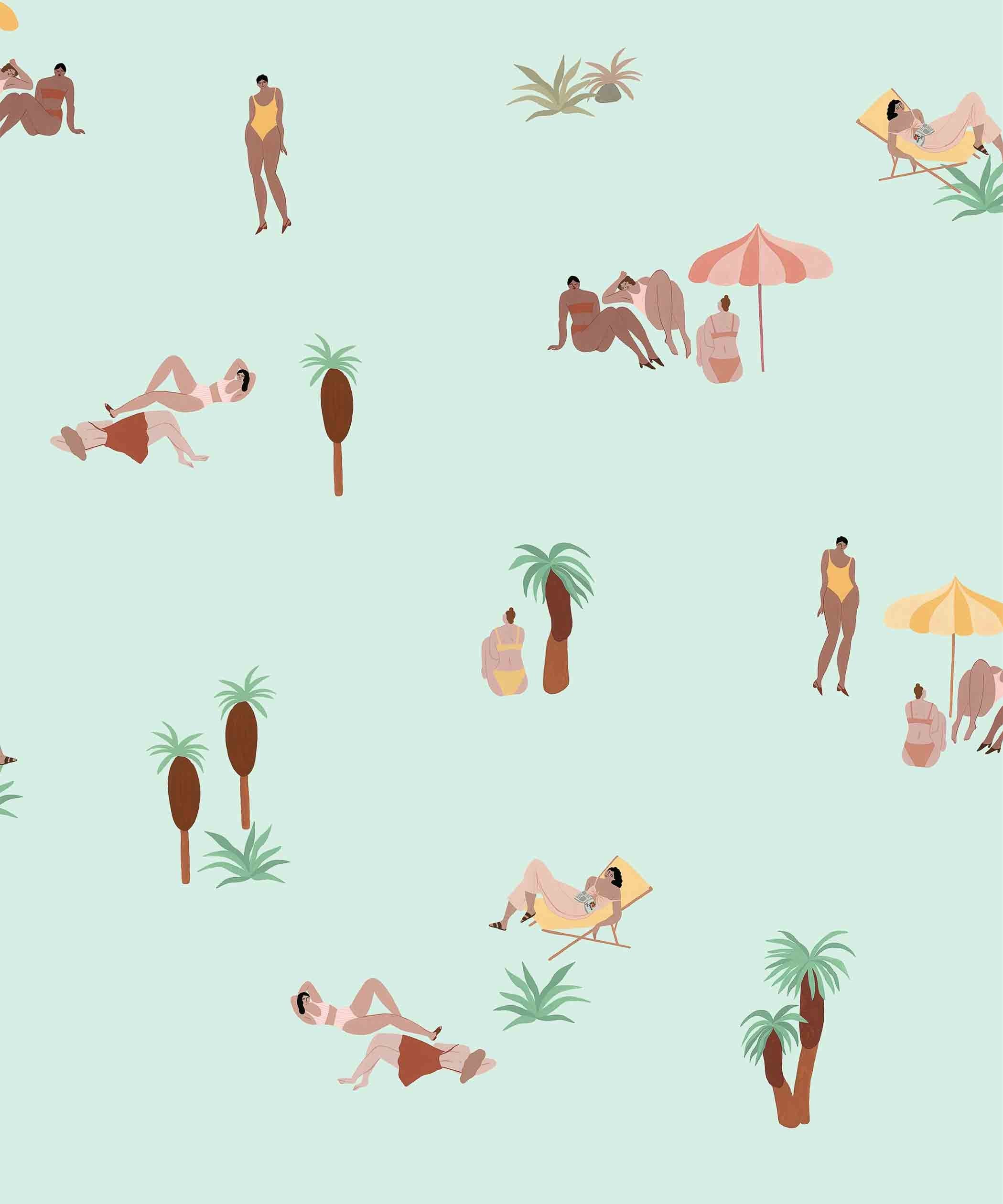 Coordonné 40th Anniversary One Day at the Beach behang 8000041 behang afbeelding 1