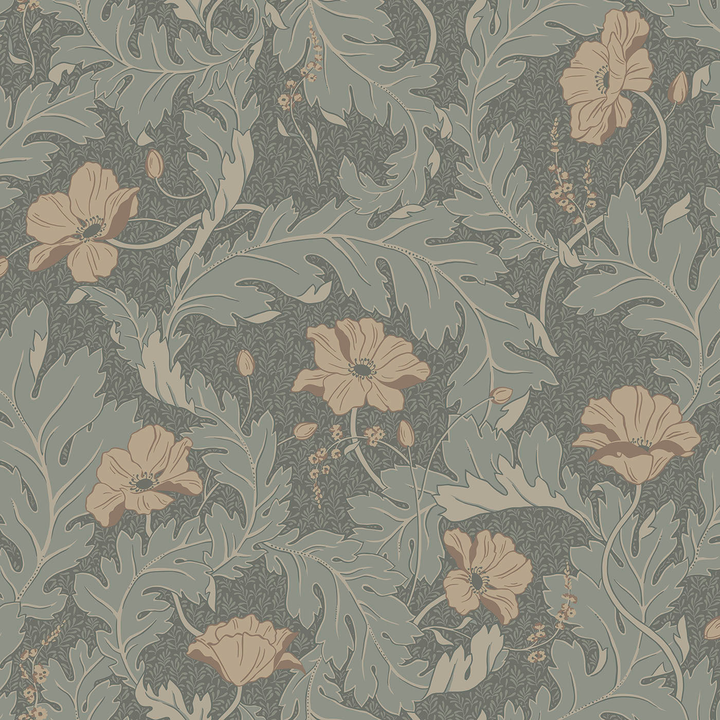 Sandberg Charlotta Behang 830-78 - Forest Green