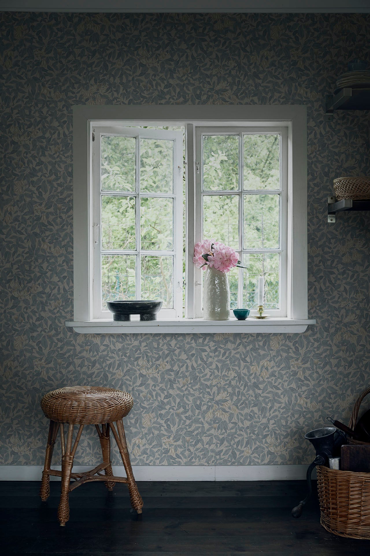 Sandberg Linnea Behang 838-36 - Misty Blue
