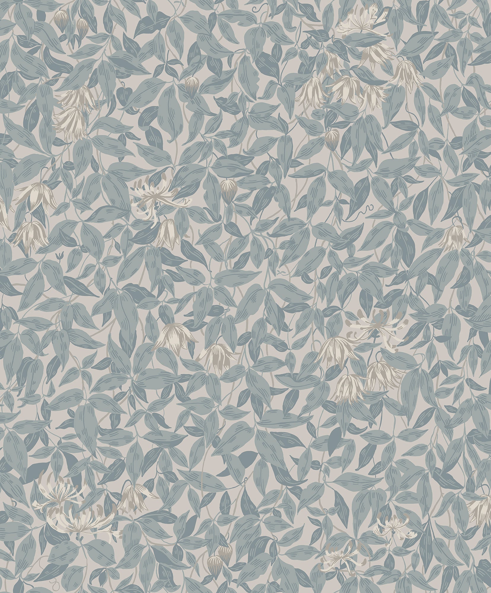 Sandberg Linnea Behang 838-36 - Misty Blue