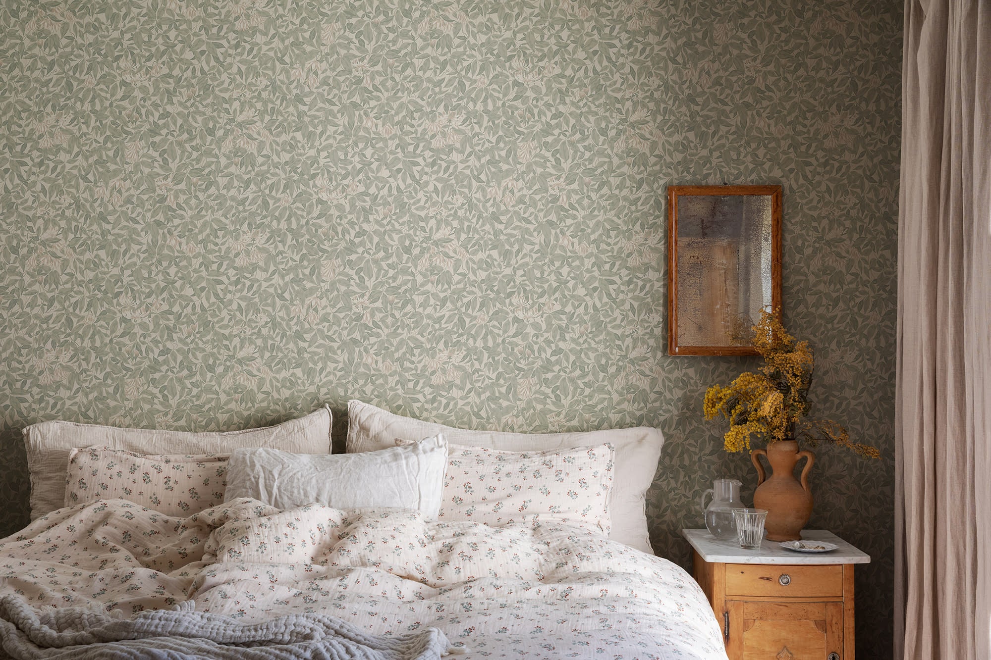 Sandberg Linnea Behang 838-38 - Garden Green