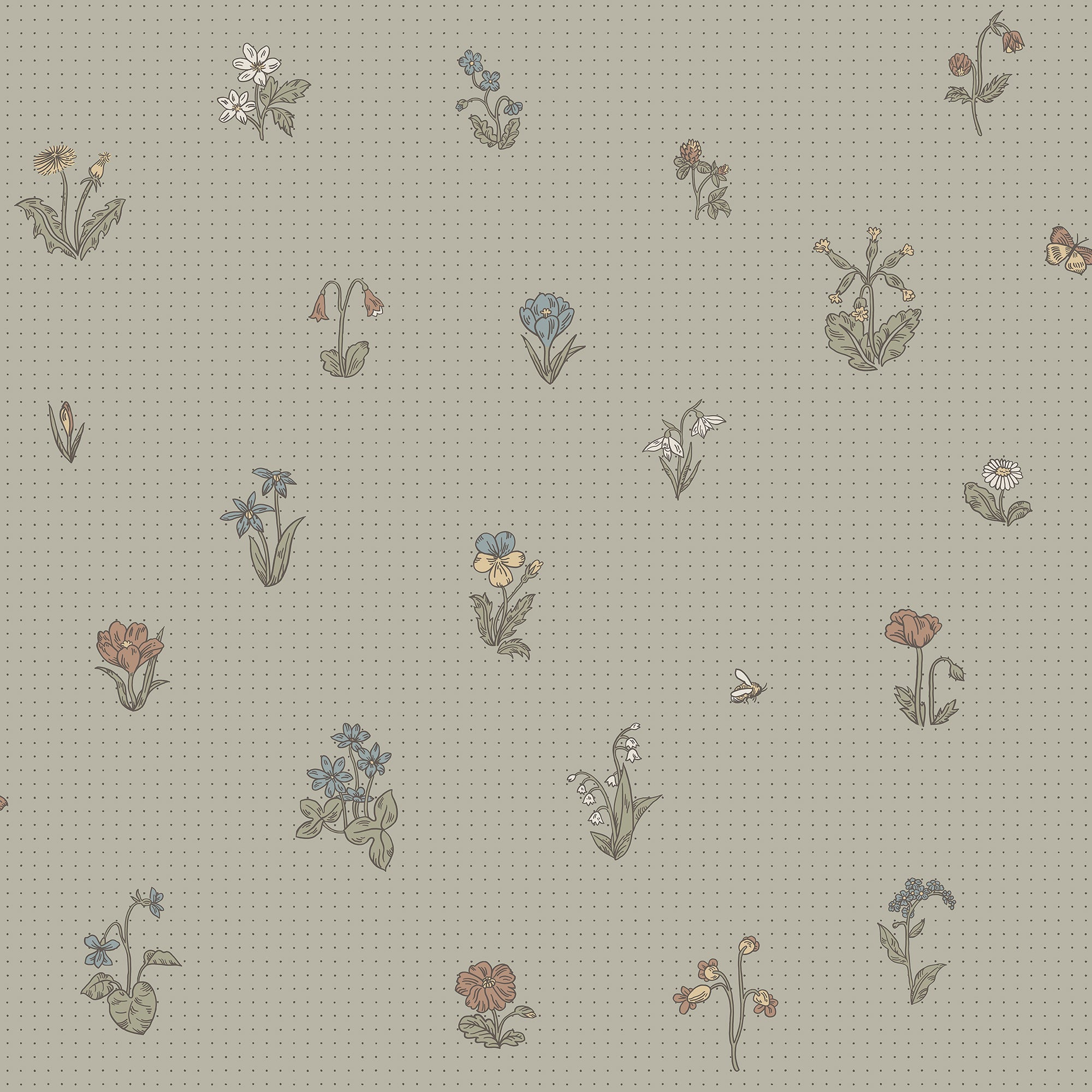 Sandberg Maja Behang 841-38 - Sage Green
