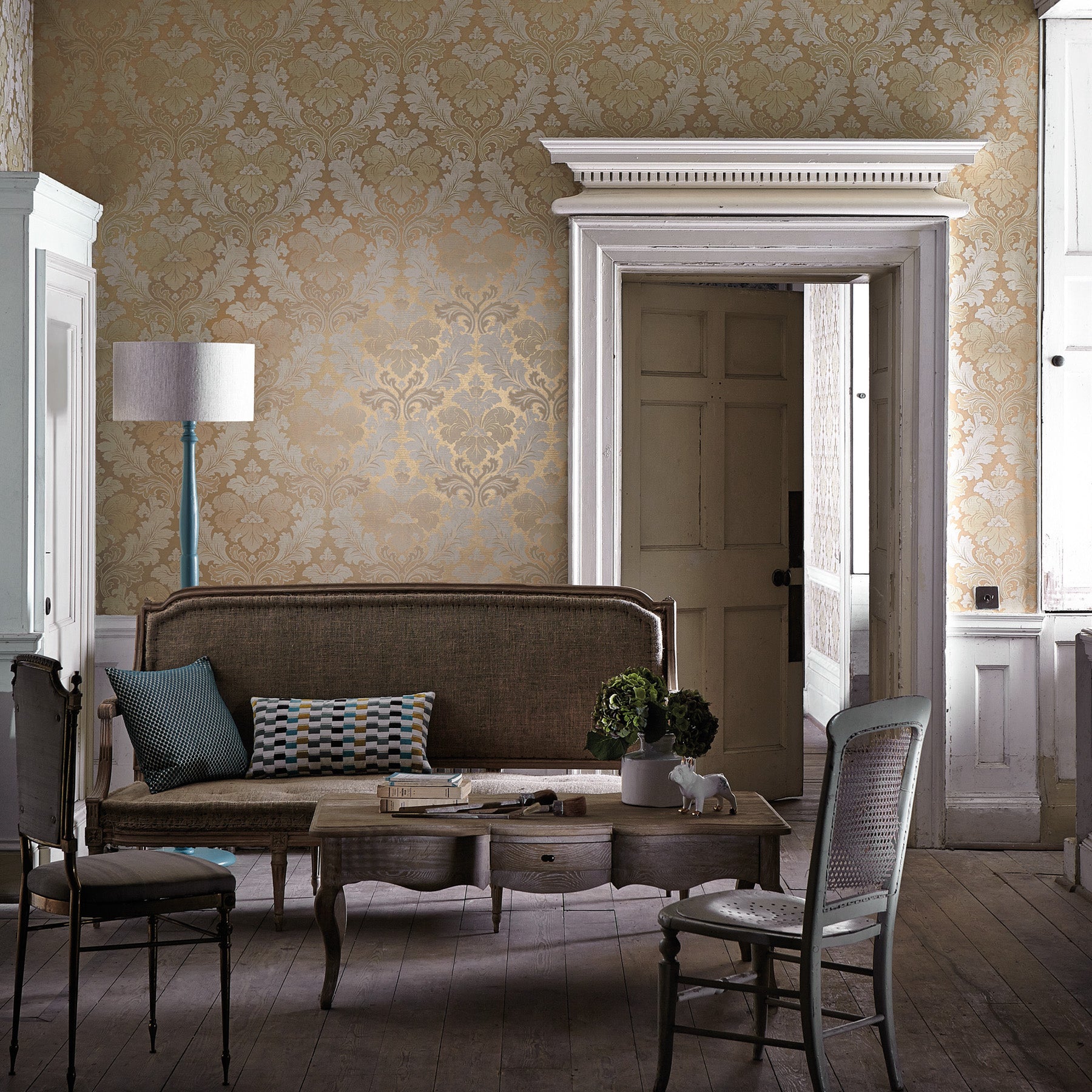 Little Greene Bonaparte Behang 0284BPPUREG - LAB COLOUR THE WORLD