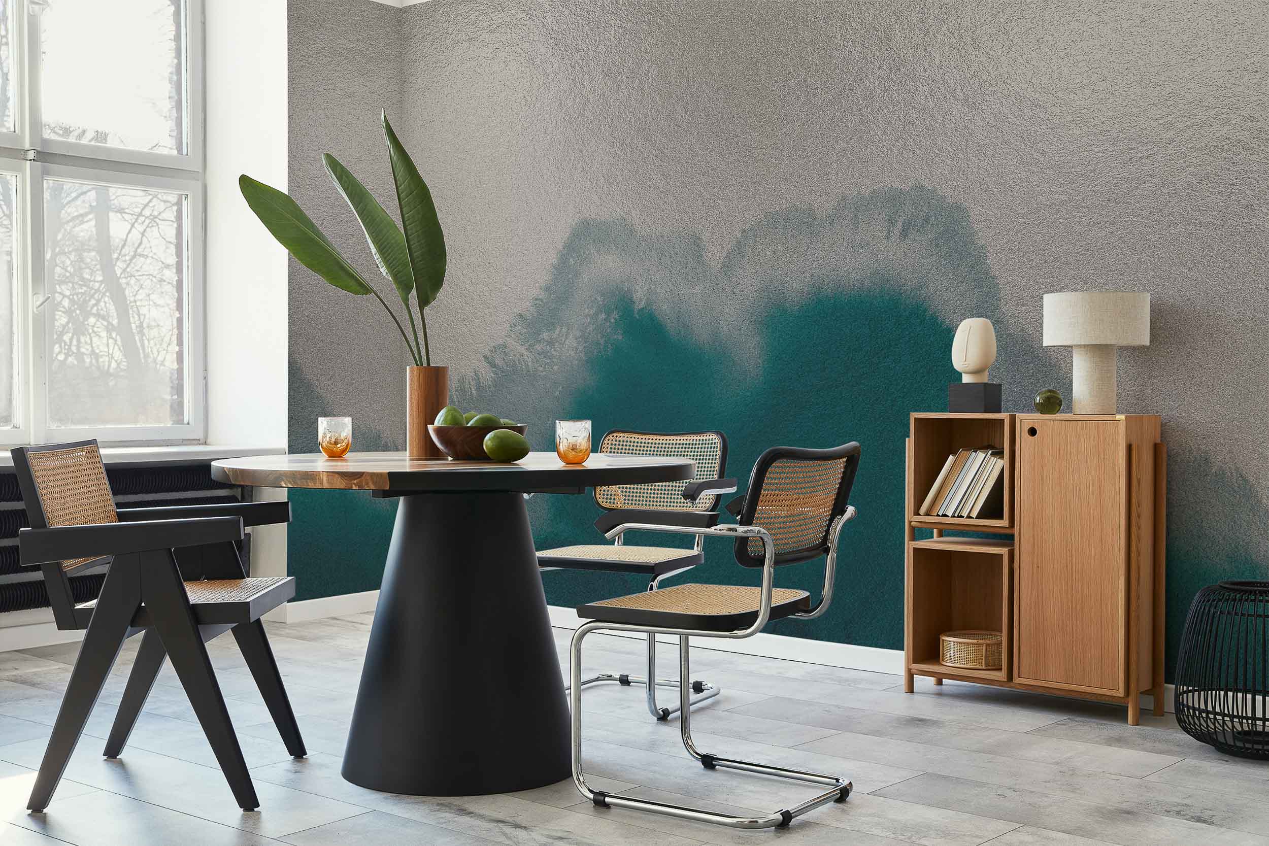 Coordonné Geo Coral Reefs Metallics behang A00122 sfeer afbeelding 1