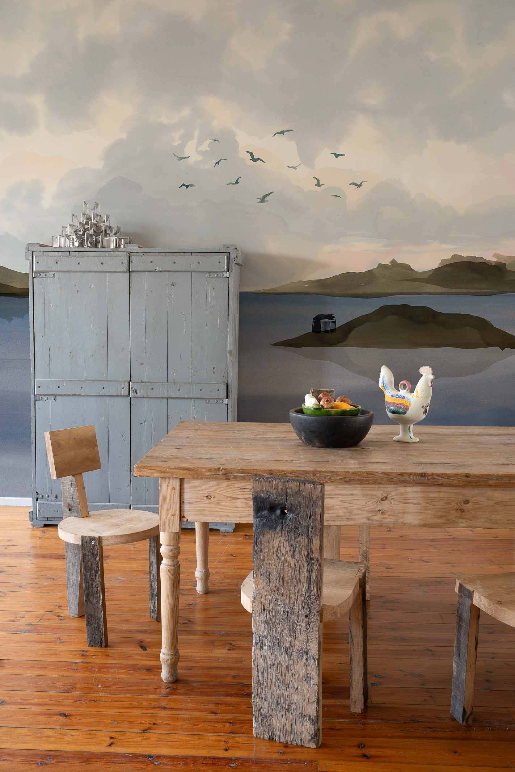 Coordonné Central Saint Martins – Rest Time Dungeness view behang A00931 sfeer afbeelding 1