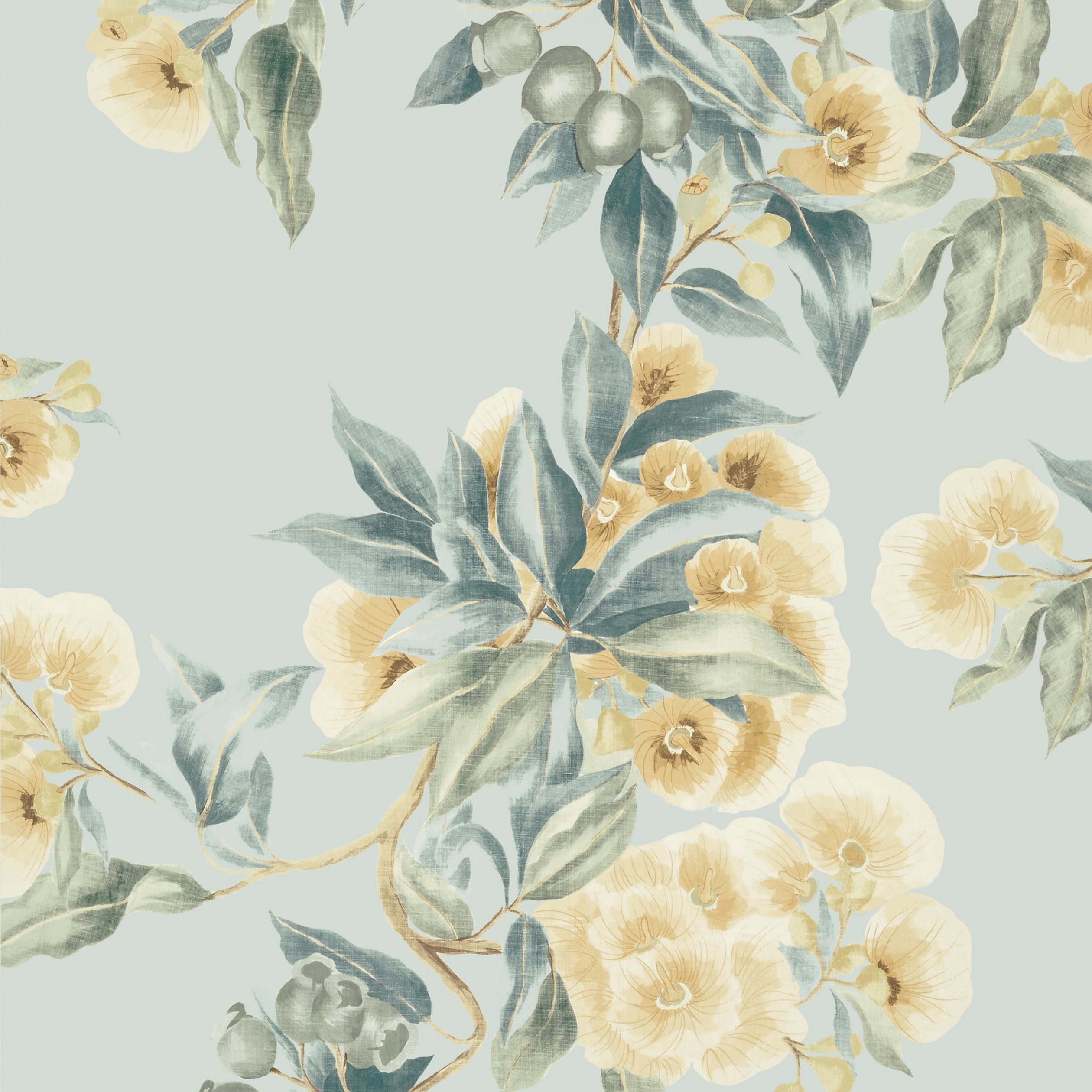 Anna French Camellia Garden Behang AT24552