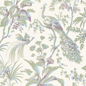Anna French Peacock Toile Behang AT57829