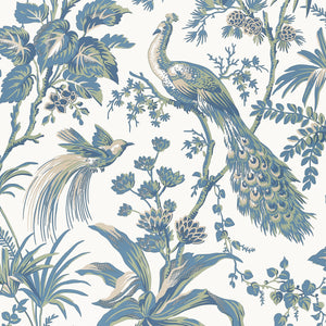 Anna French Peacock Toile Behang AT57830