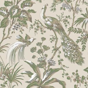 Anna French Peacock Toile Behang AT57832