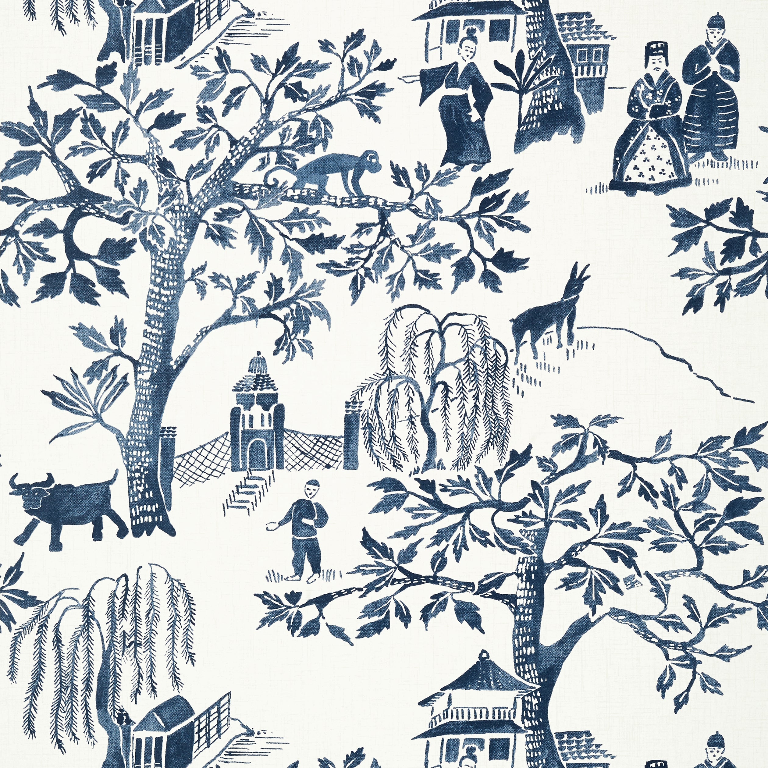 Anna French Willow Wood Behang AT7915