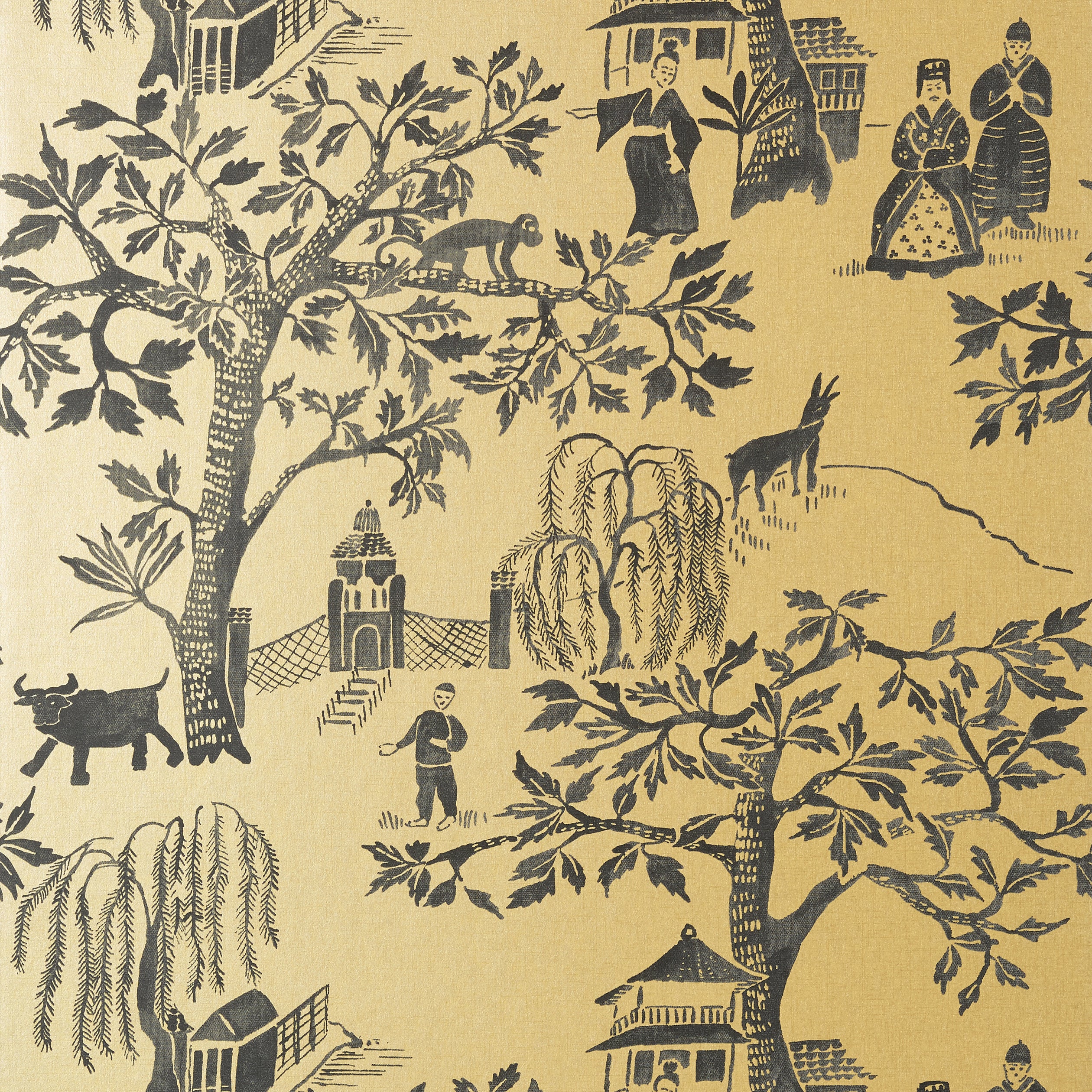 Anna French Willow Wood Behang AT7916