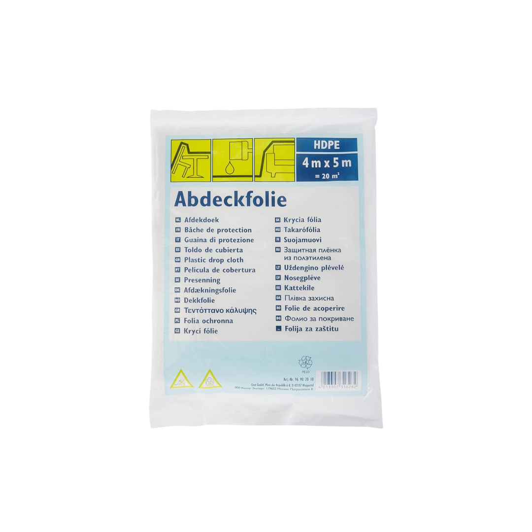 Abdeckfolie dünn 4 x 5 Meter