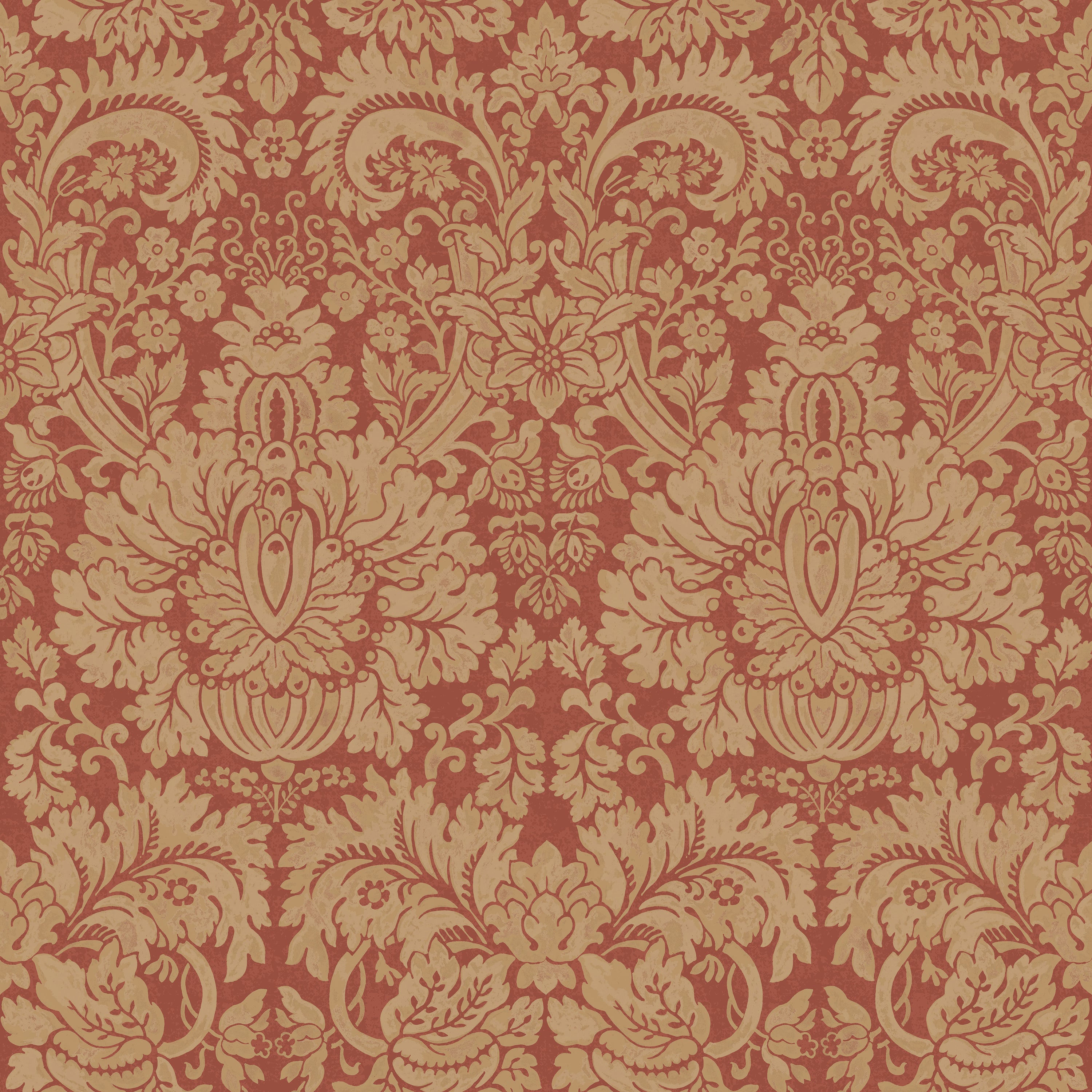 GP & J Baker Queen's Damask Behang BW45146/3