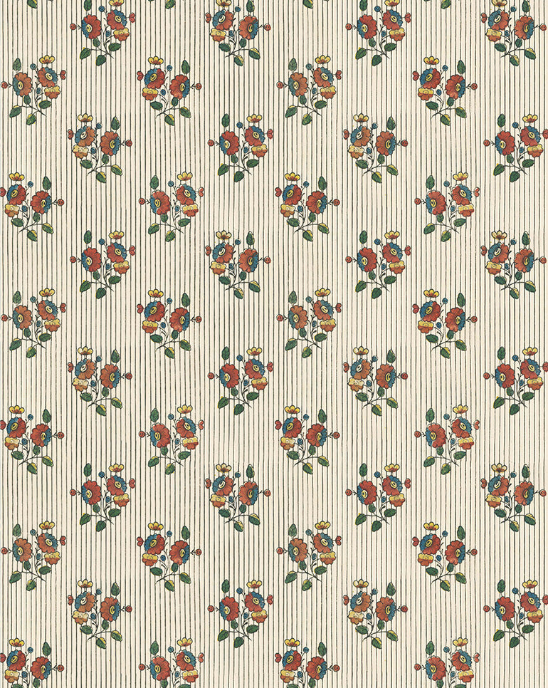 Antoinette Poisson Boutonniere Behang Rouleau 74A