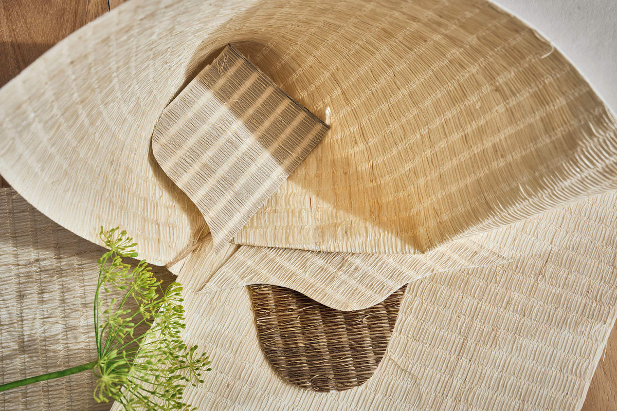 CMO Paris Abaca Tatami Behang WAB 16 - Mastic