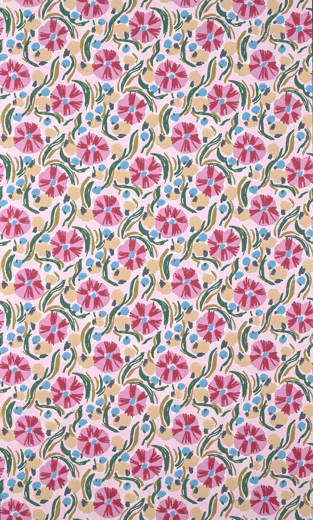 Pierre Frey Les anemones Behang FP006002 - LAB COLOUR THE WORLD