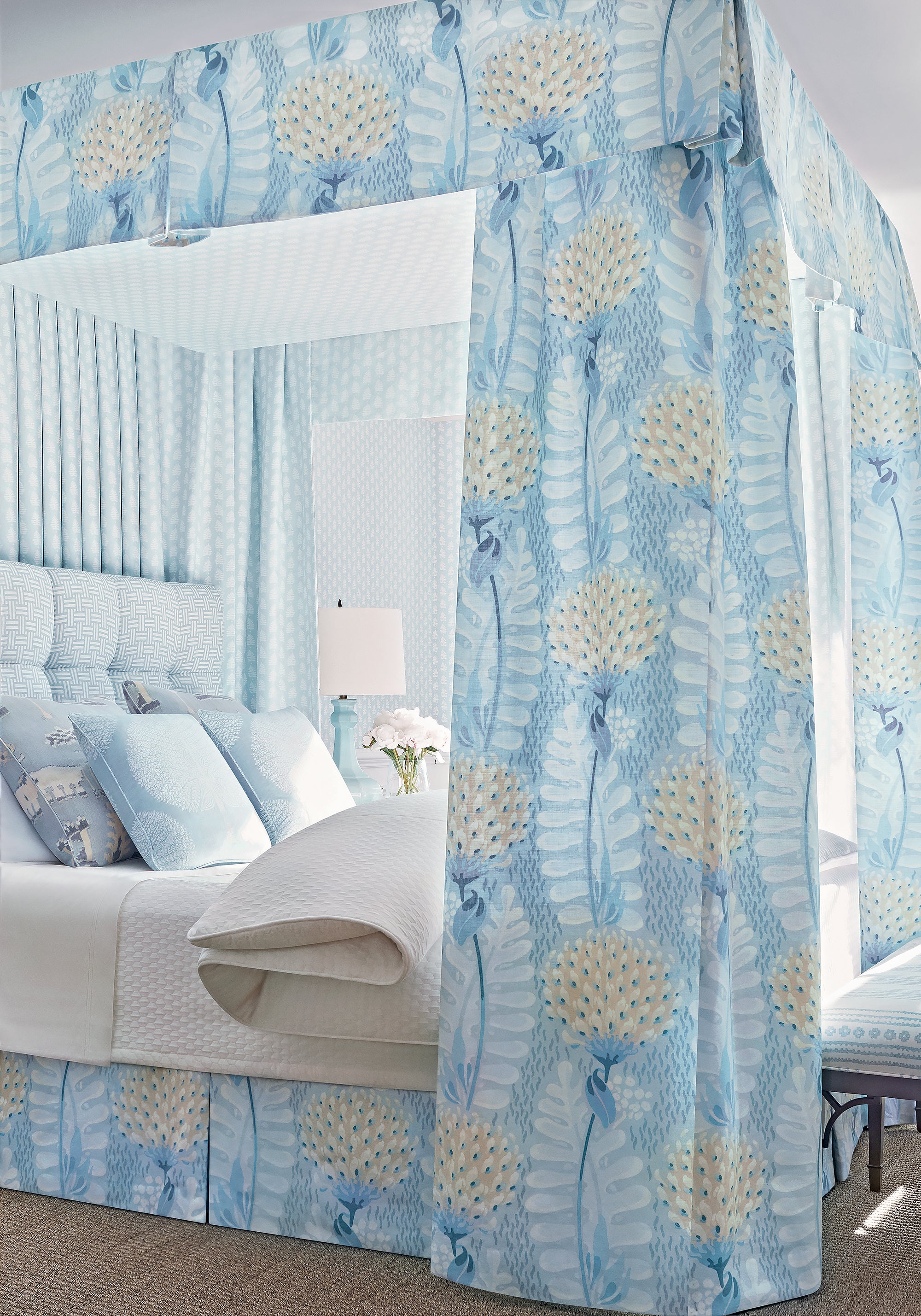 Thibaut Ceylon Ferndale Behang T10656 - sfeerbeeld