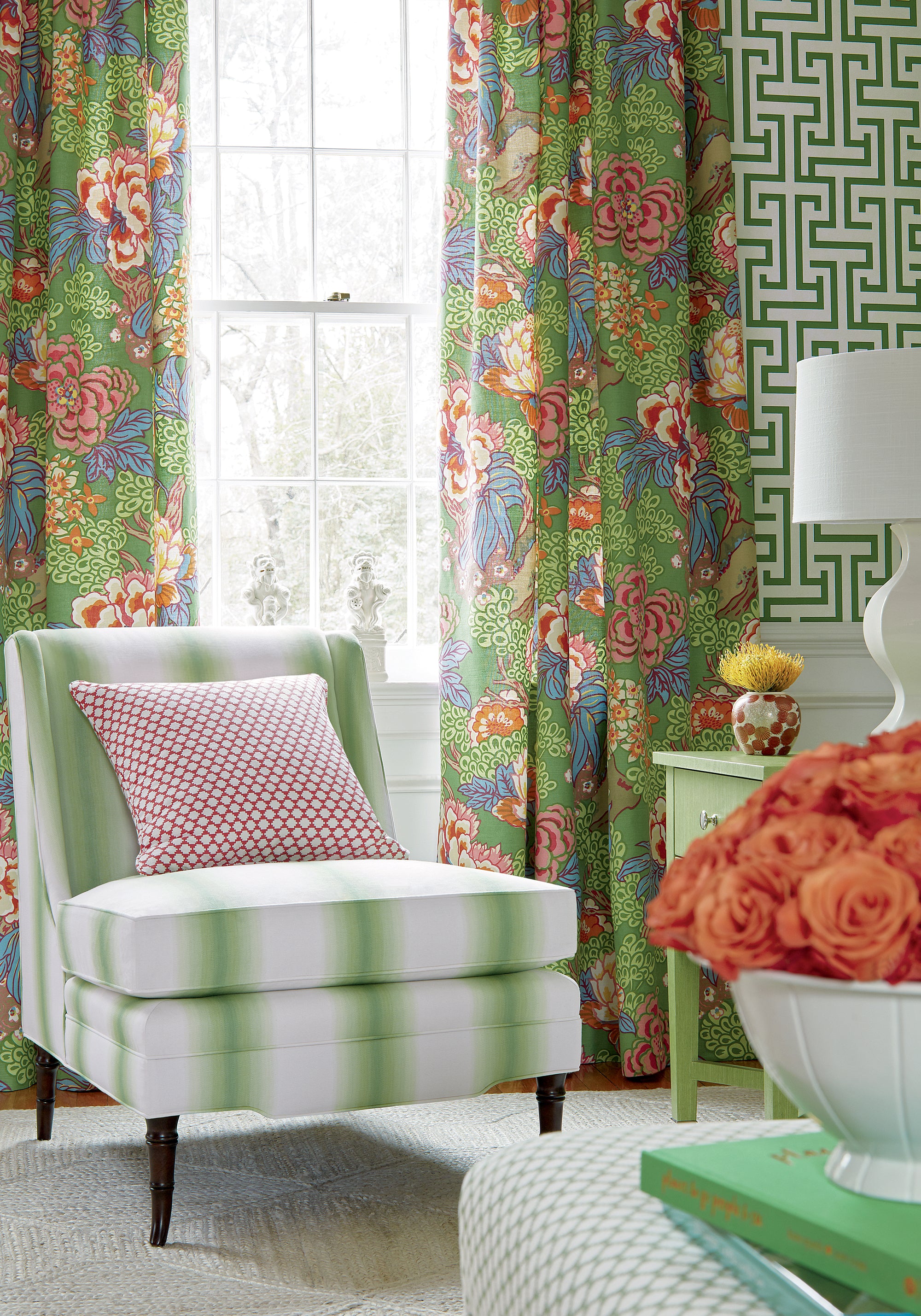 Thibaut Dynasty Ming Trail Behang T75476 - sfeerbeeld