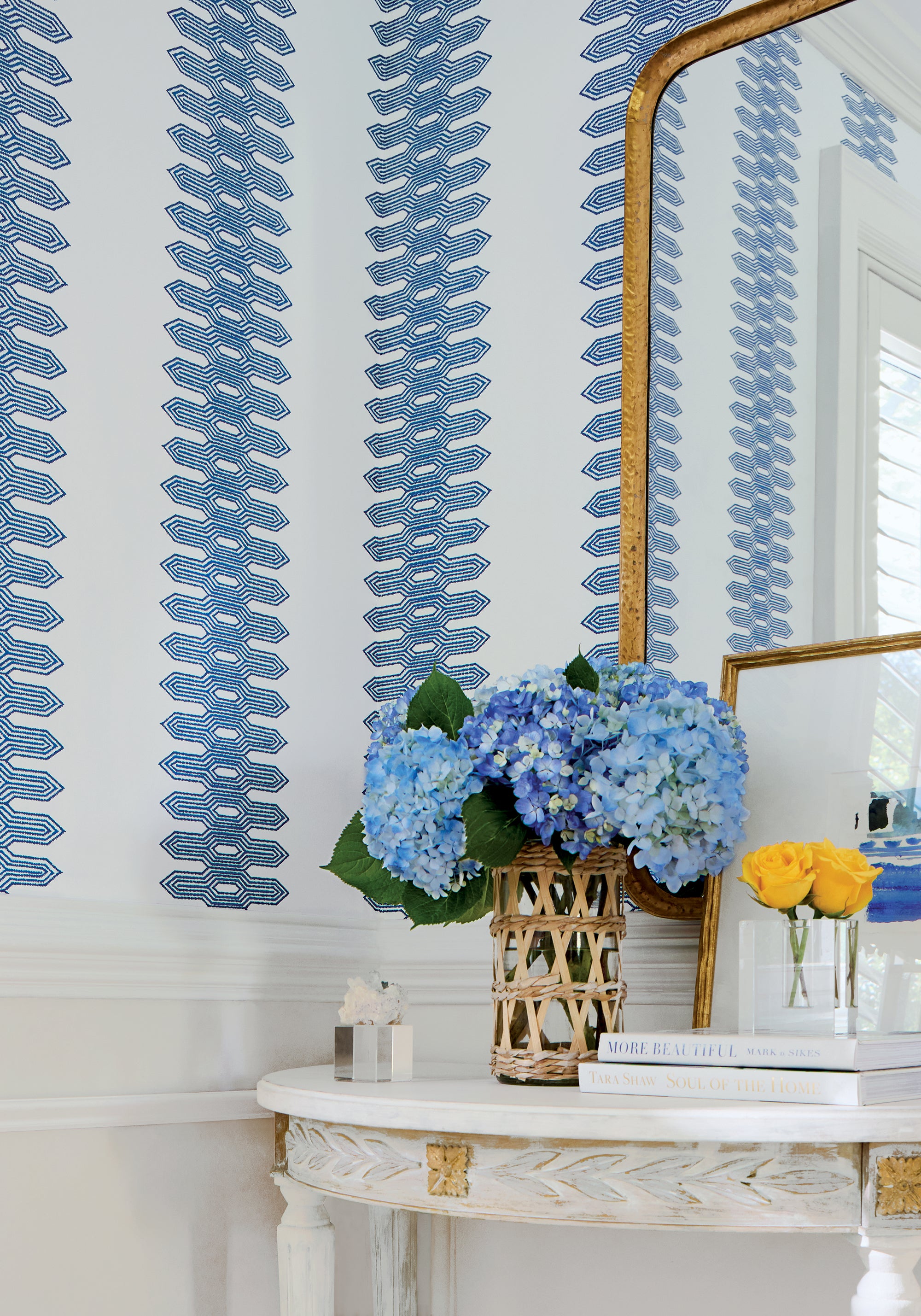 Thibaut Eden Nola Stripe Behang T20810 - sfeerbeeld
